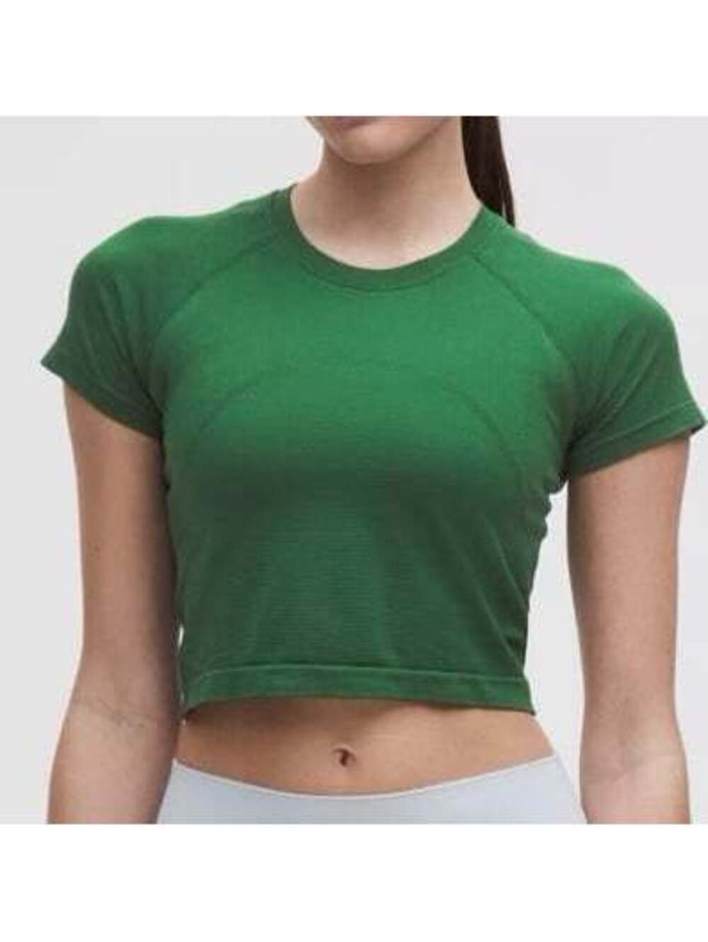 Lululemon Swiftly Tech Cropped Short-Sleeve Shirt size 8
